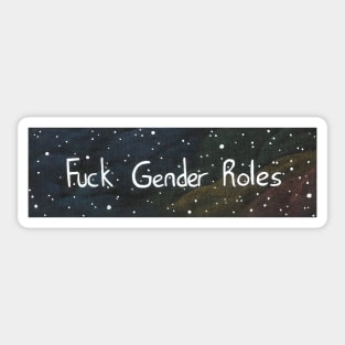Fuck Gender Roles Sticker